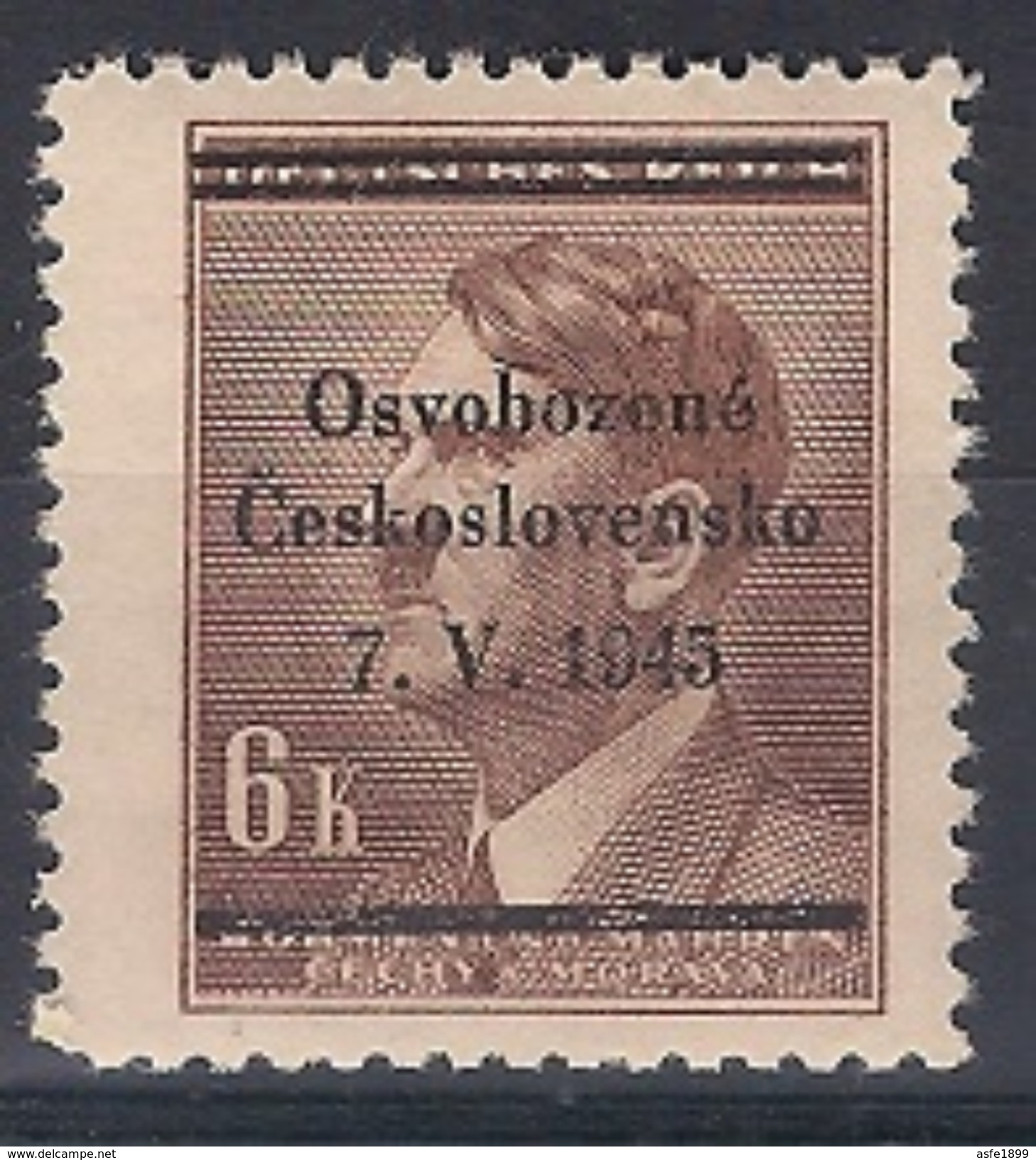 1945 Revolutionary Local Stamp  - Fren&scaron;tat Pod Radho&scaron;t&#x11B;m  - MNH** - Other & Unclassified