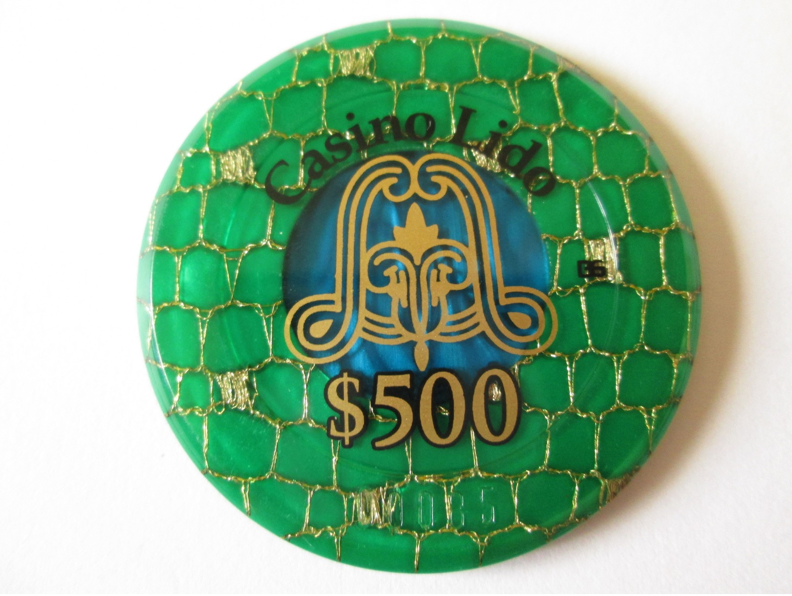 Lido Token Casino 500 $/Jeton De Casino Lido 500 $.Diameter/diametre=45 Mm - Casino