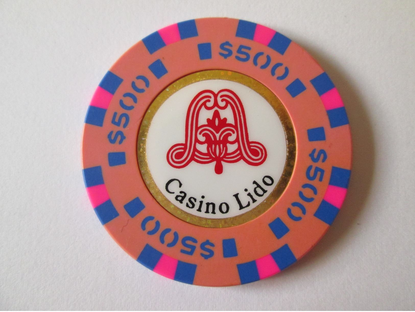 Lido Token Casino 500 $/Jeton De Casino Lido 500 $.Diameter/diametre=42 Mm - Casino