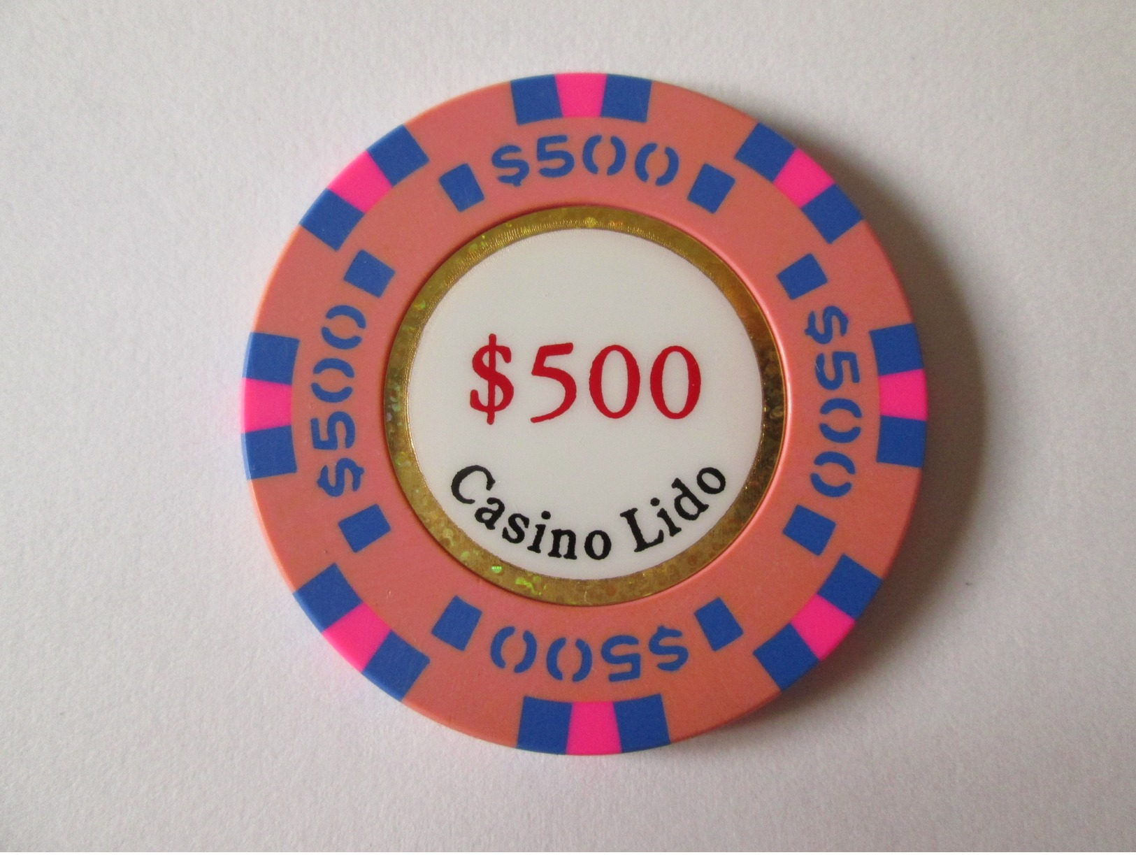 Lido Token Casino 500 $/Jeton De Casino Lido 500 $.Diameter/diametre=42 Mm - Casino