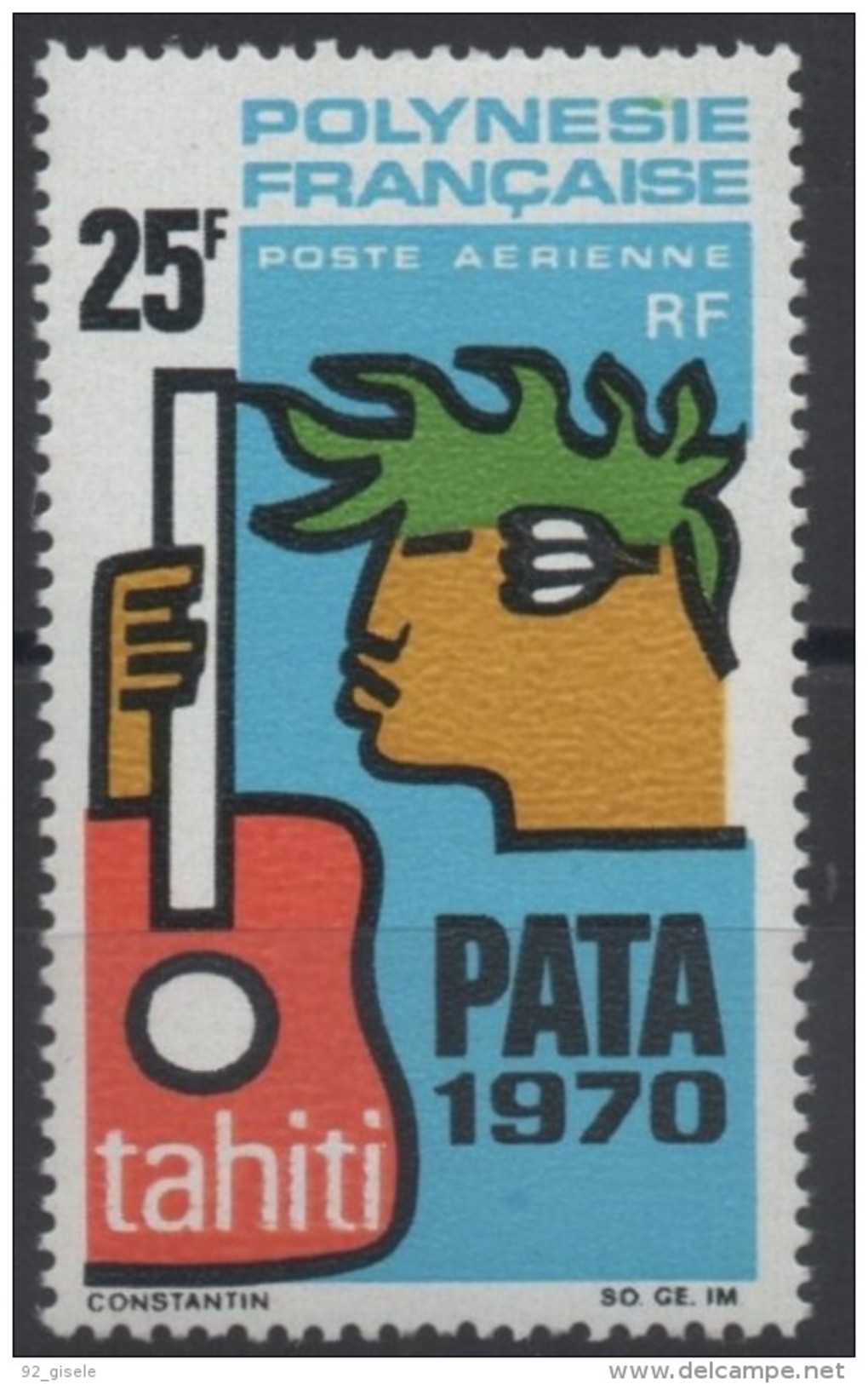 Polynésie Aerien Yt 28 (PA 28) " PATA " 1969 Neuf** - Unused Stamps