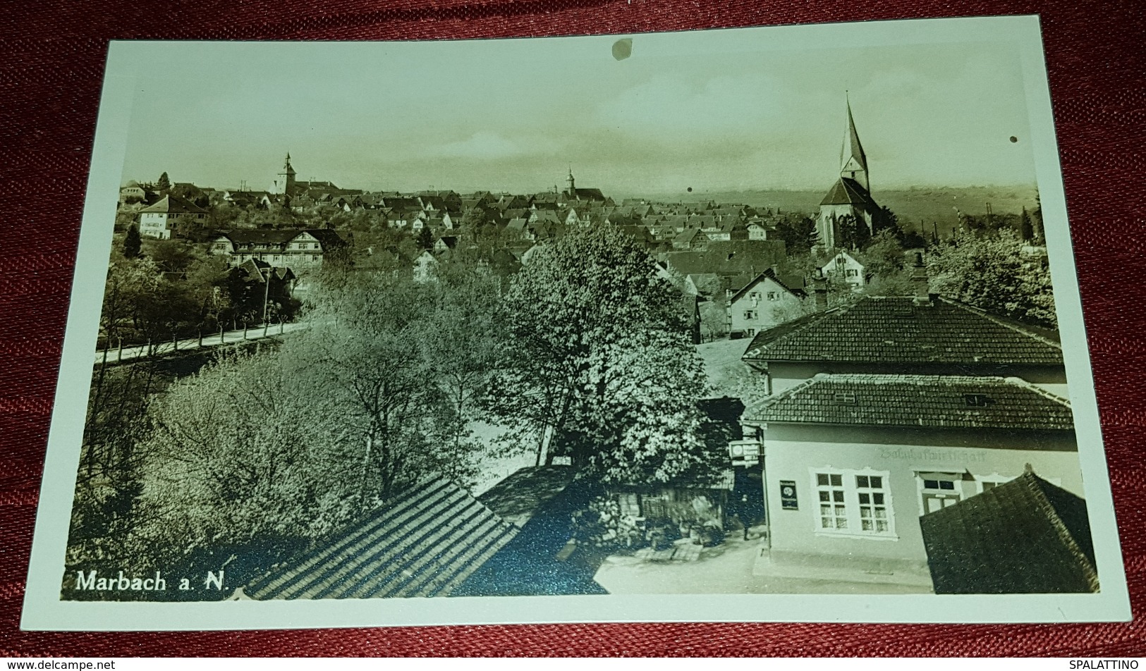 MARBACH AM NECKAR, ORIGINAL VINTAGE POSTCARD, GERMANY DEUTSCHLAND - Marbach