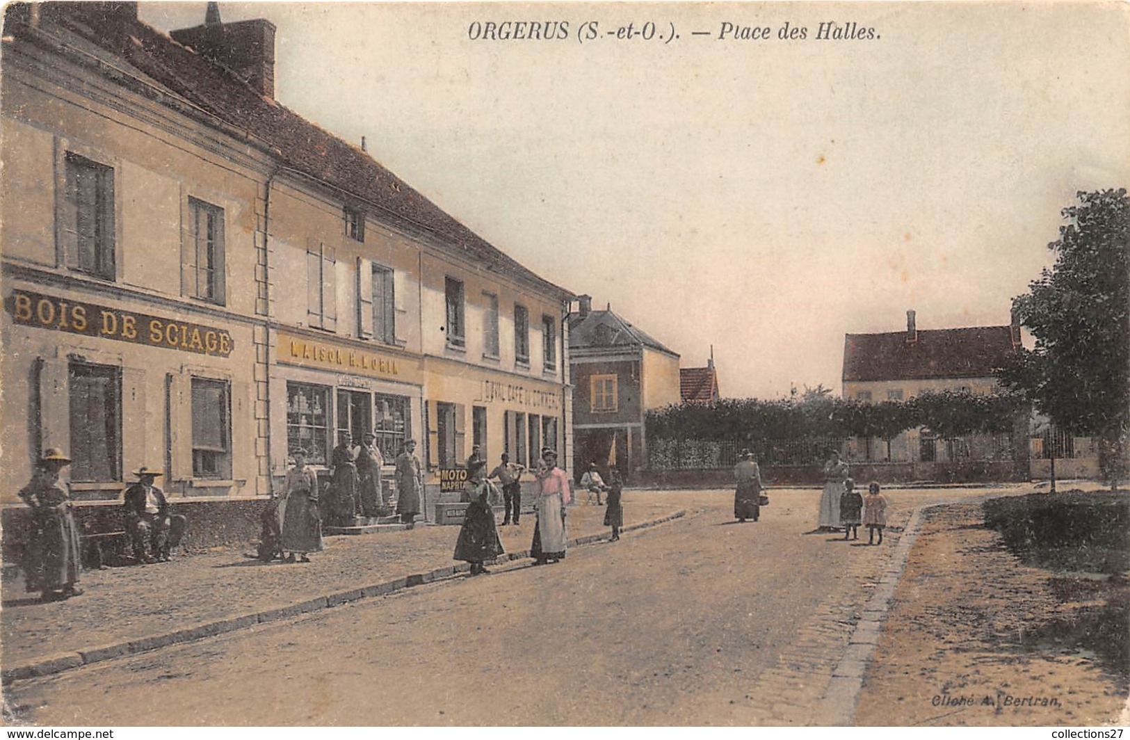 78-ORGERUS- PLACE DES HALLES - Autres & Non Classés