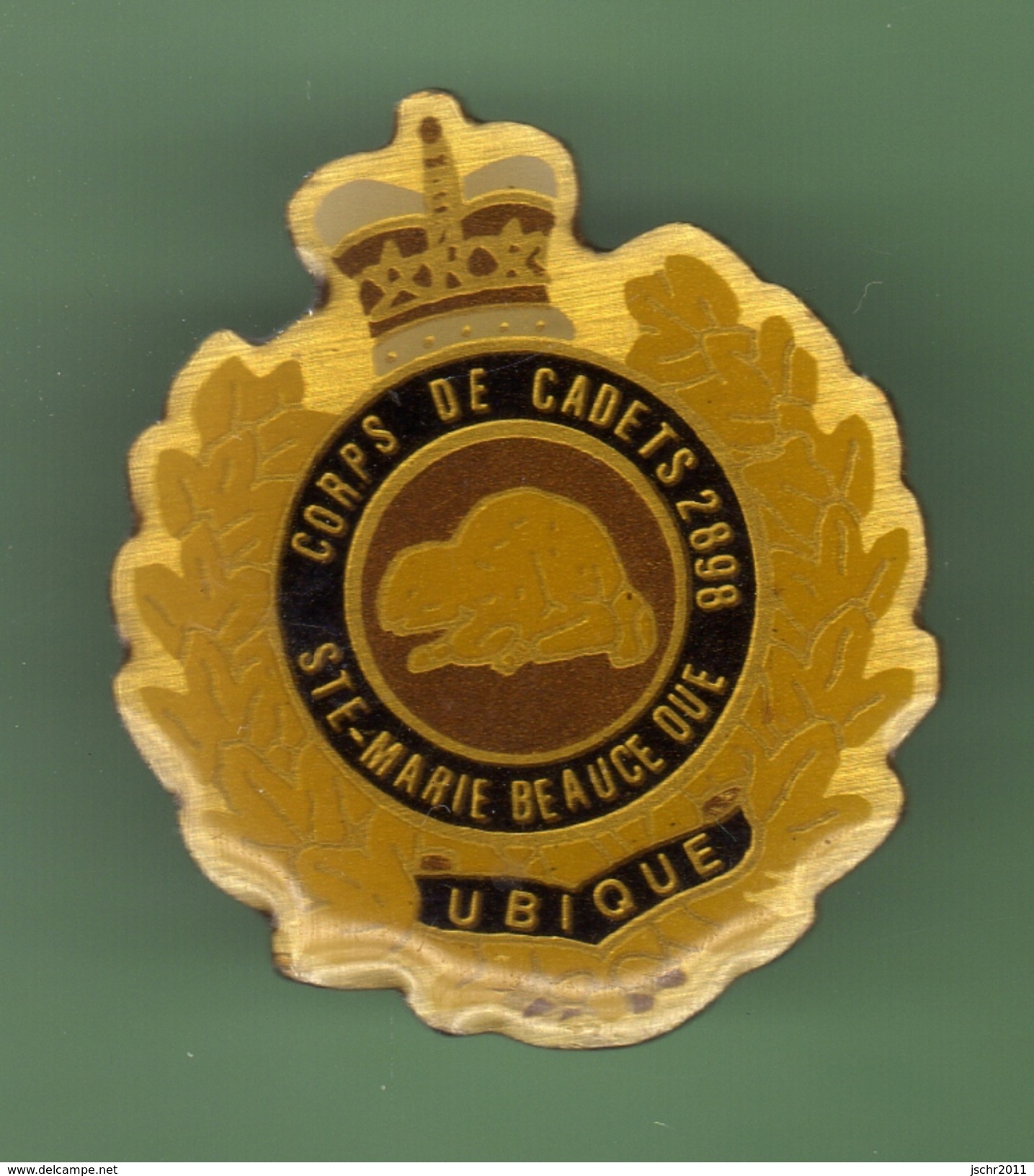 UBIQUE STE-MARIE BEAUCE QUE CORPS DE CADETS 2898 *** 0062 - Militaria