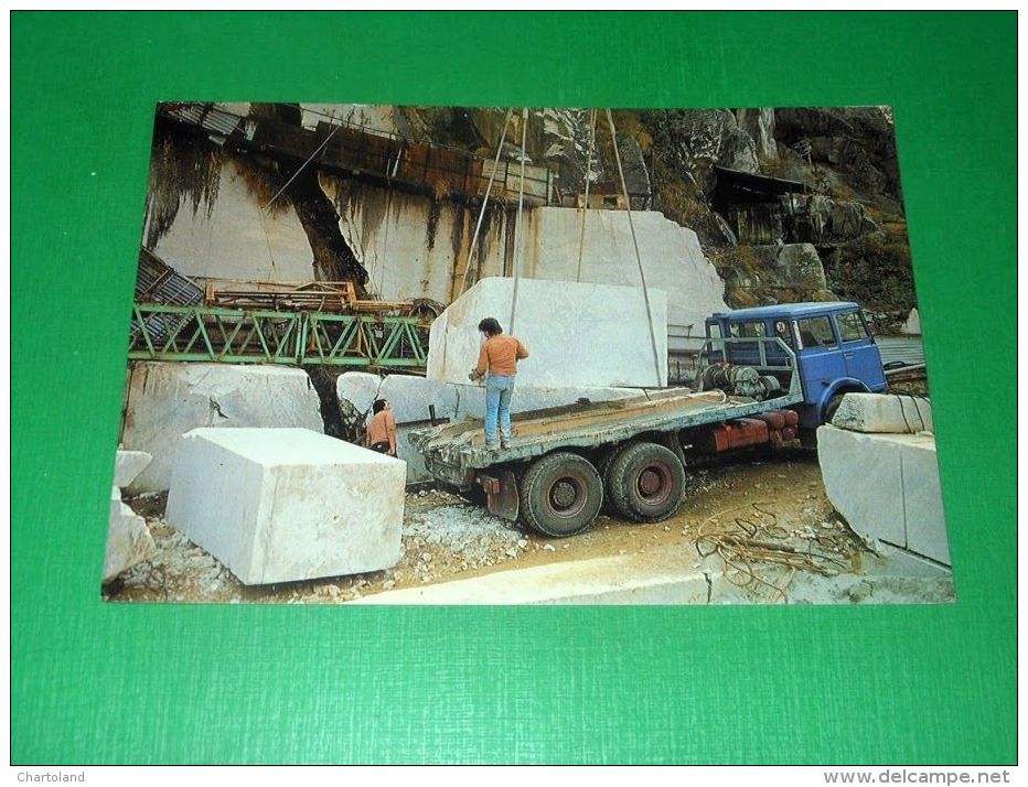 Cartolina Carrara - Alpi Apuane - Le Cave Di Marmo 1986 - Massa