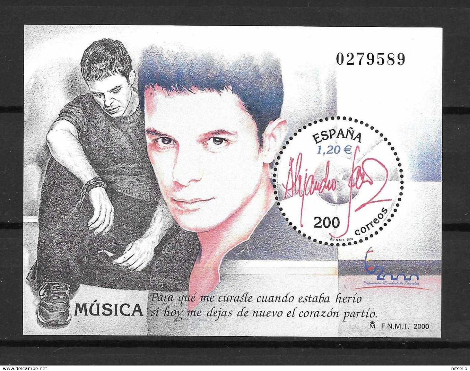 LOTE 1293   ///   (C120) ESPAÑA 2000   EDIFIL Nº 3756 **MNH     CATALOG/COTE:  3,50&euro; - Unused Stamps