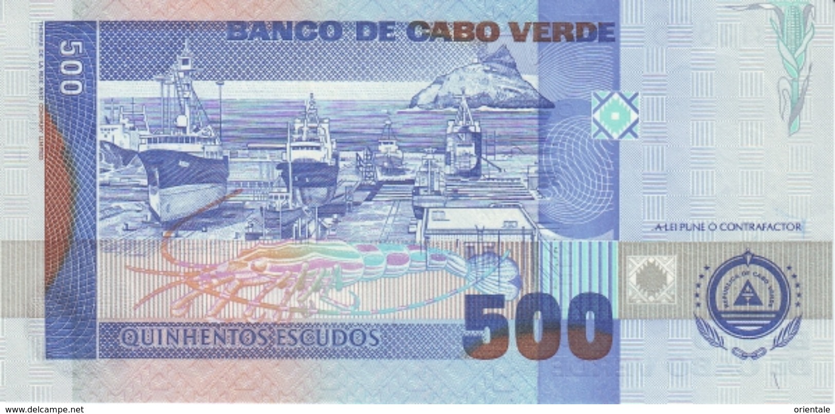 CAPE VERDE P. 64b 500 F 2002 UNC - Cape Verde