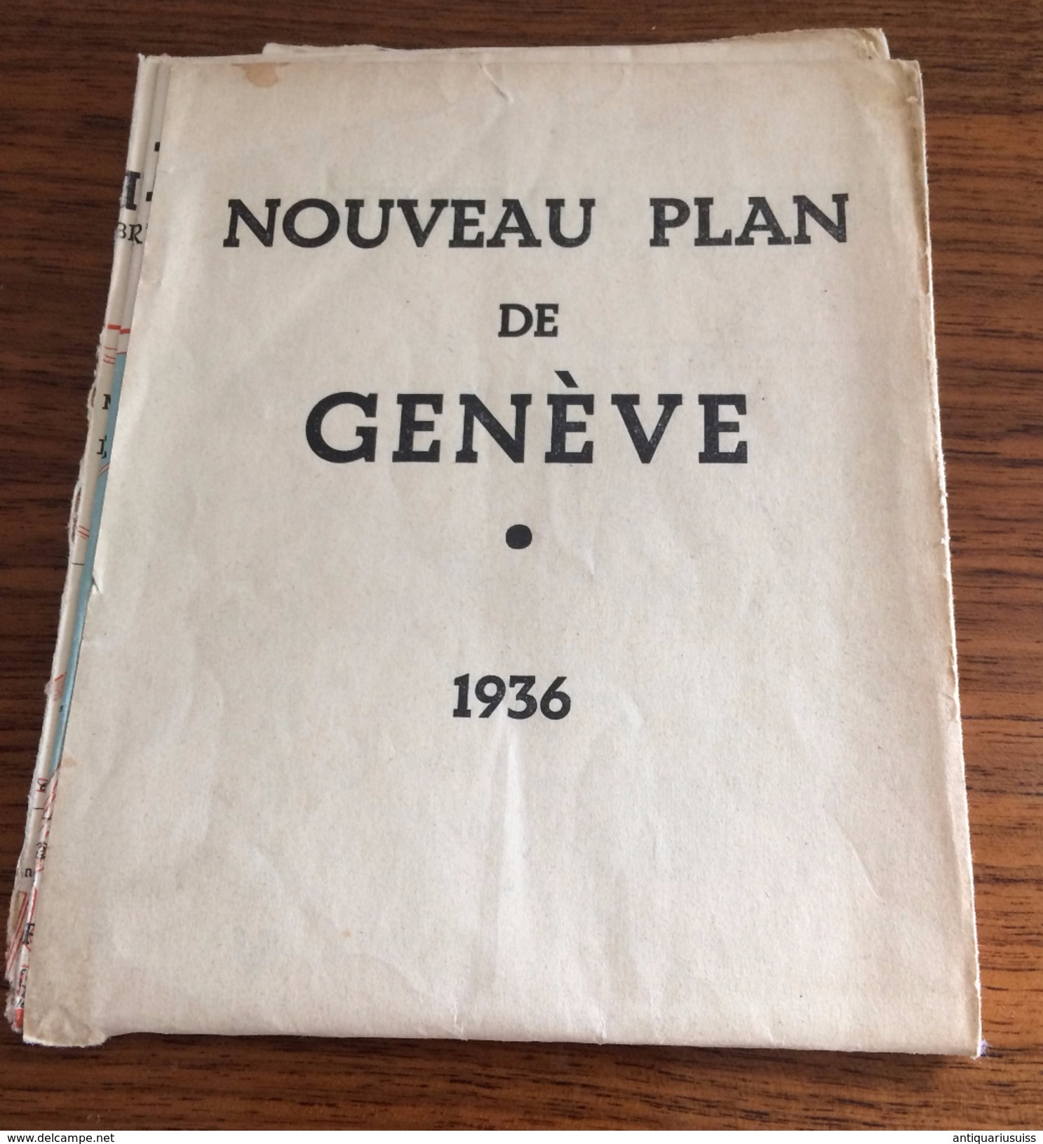 NOUVEAU Plan De Genéve * 1936  - Maurice Herren - Sonstige & Ohne Zuordnung