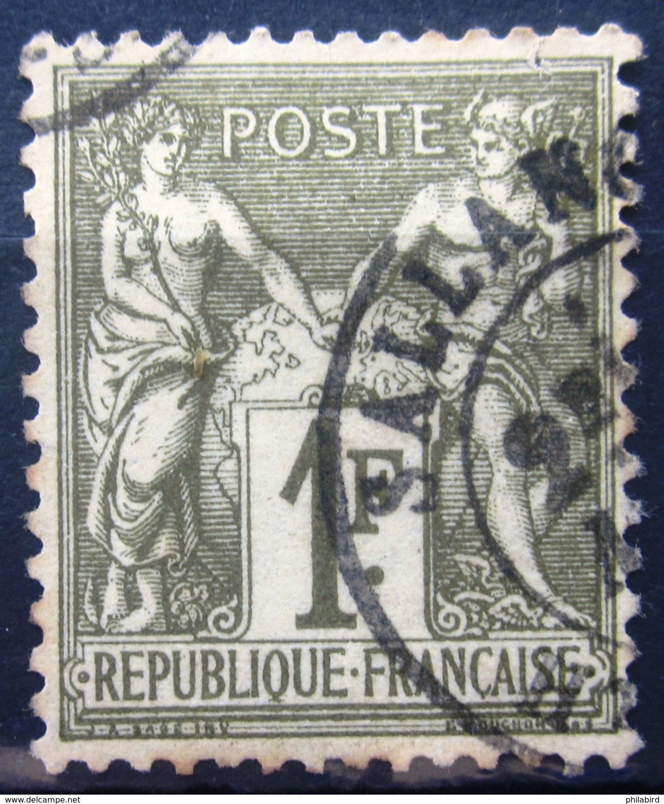 FRANCE           N° 72               OBLITERE - 1876-1878 Sage (Type I)