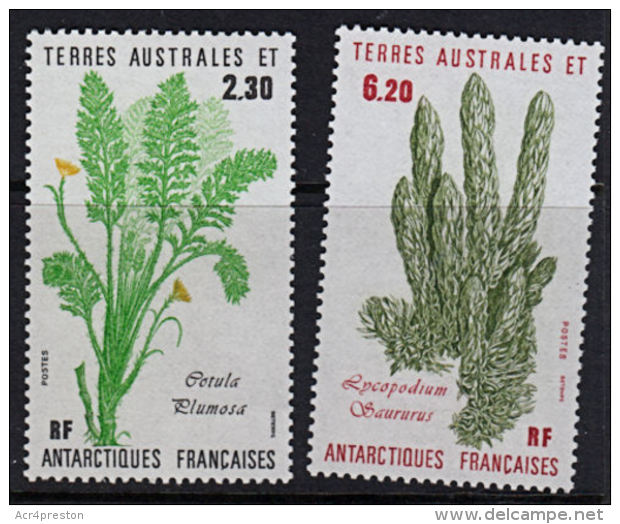 A1050 TAAF (French Antarctic Territories) 1986, SG 216-7  Plants,  MNH - Unused Stamps