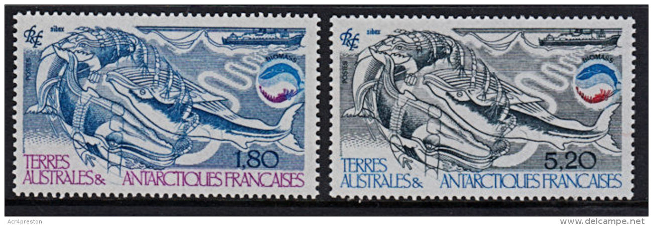 A5271 TAAF (French Antarctic Territories) 1985, SG 200-1  Marine Life, Fish  MNH - Unused Stamps