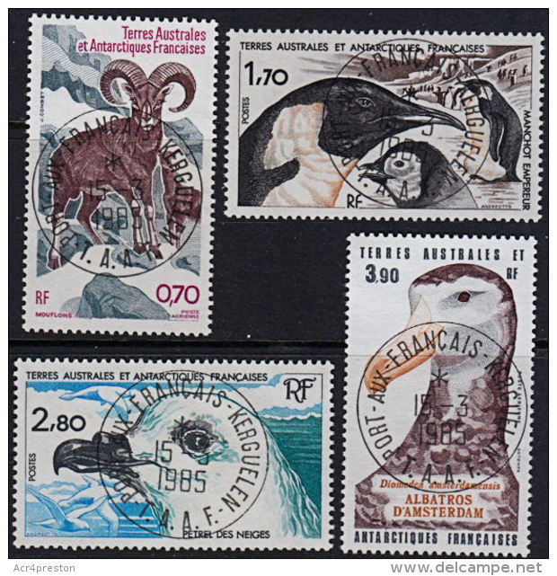 B0682 TAAF (French Antarctic Territories) 1985, SG 196-9  Antarctic Wildlife, Birds, Fauna  USED - Used Stamps