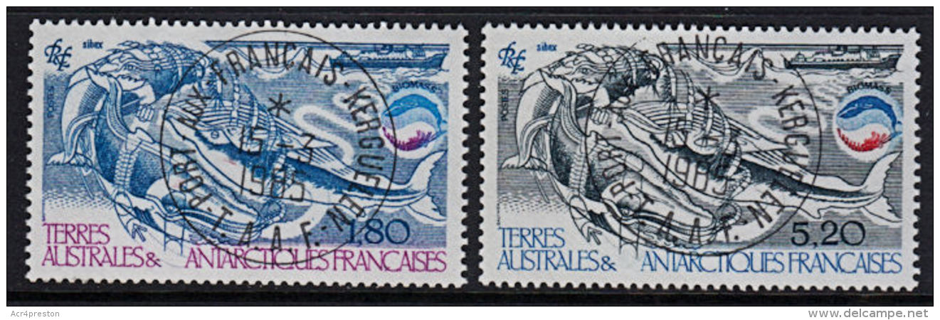 B0683 TAAF (French Antarctic Territories) 1985, SG 200-1  Marine Life, Fish  USED - Used Stamps