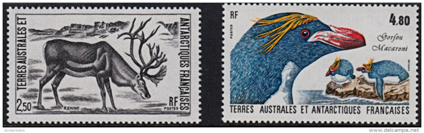 C0434 TAAF (French Antarctic Territories) 1987, SG 225-6  Antarctic Wildlife,  MNH - Unused Stamps