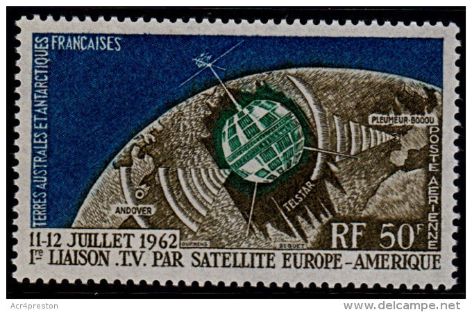 G0059 TAAF (French Antarctic Territories) 1962, SG 25 1st Trans-Atlantic TV Satellite Link, MNH - Unused Stamps