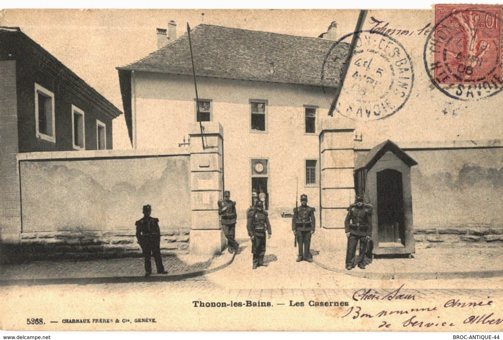 CPA N°194 - THONON LES BAINS - LES CASERNES - MILITARIA - Thonon-les-Bains