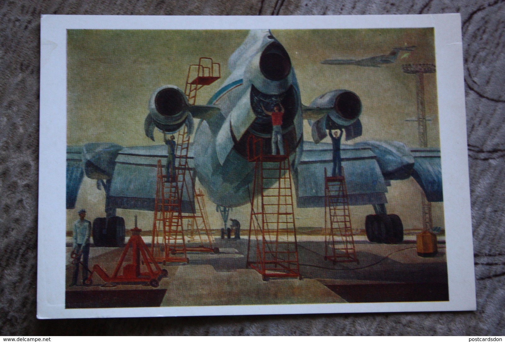 Aviation In Art. Bubnov "Far Away Distances" - -plane / Avion - 1980 - 1946-....: Moderne