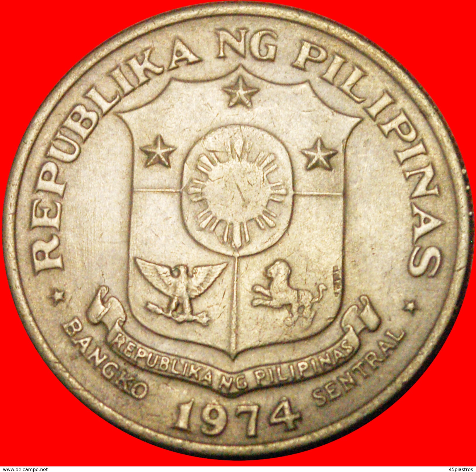 § JOSE RIZAL (1861-1896): PHILIPPINES &#x2605; 1 PISO 1974! LOW START&#x2605; NO RESERVE! - Philippines