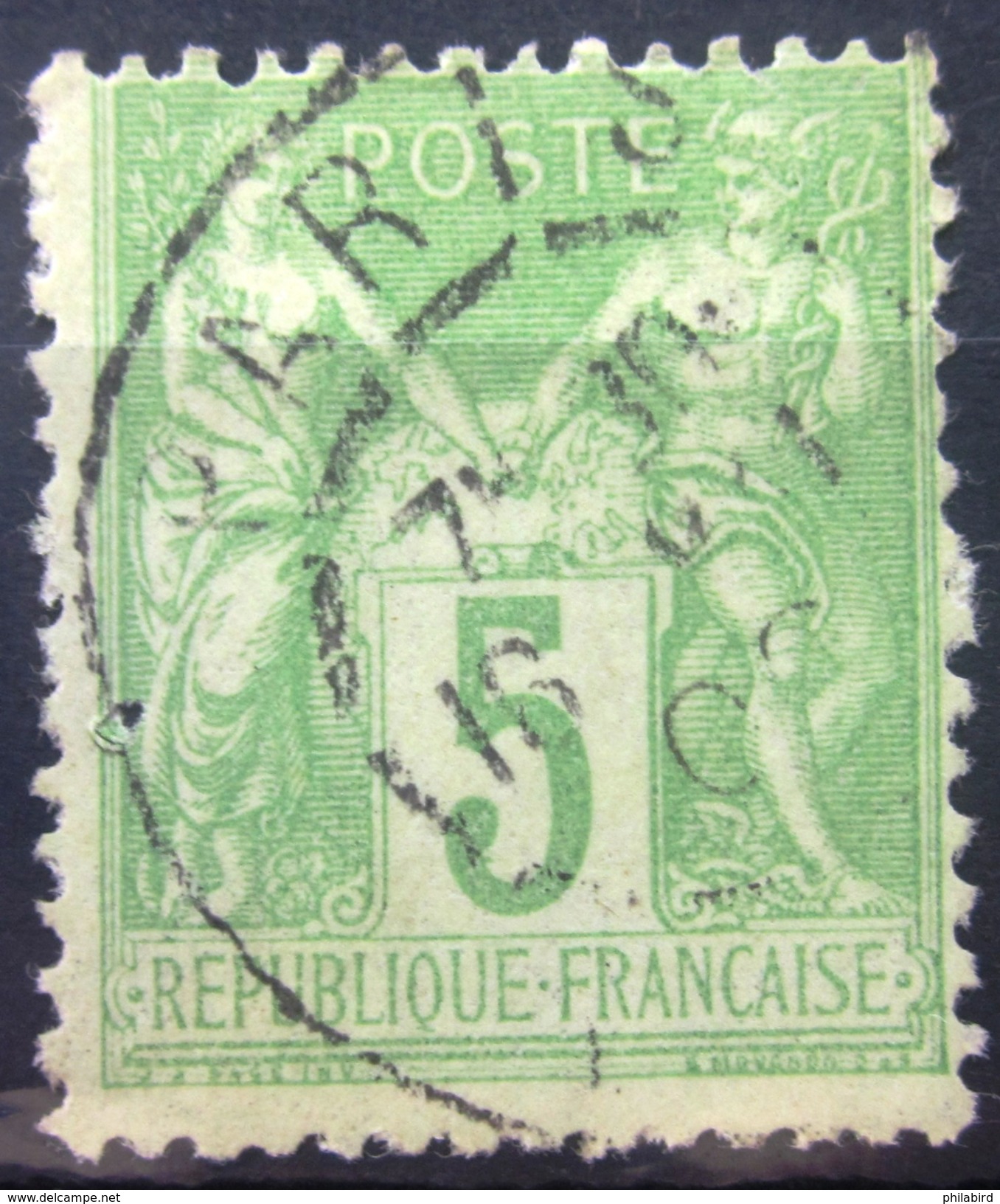 FRANCE           N° 102               OBLITERE - 1898-1900 Sage (Type III)