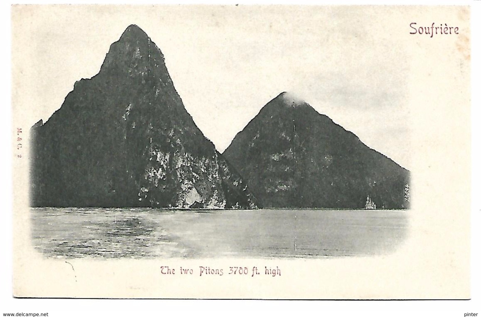 ANTILLES - SAINTE LUCIE - Soufrière - Les Deux Pitons - Santa Lucia