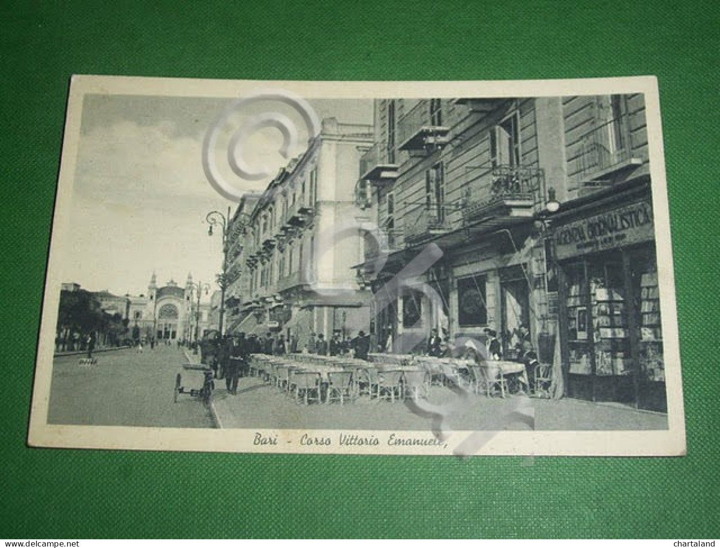 Cartolina Bari - Corso Vittorio Emanuele 1941 *** - Bari