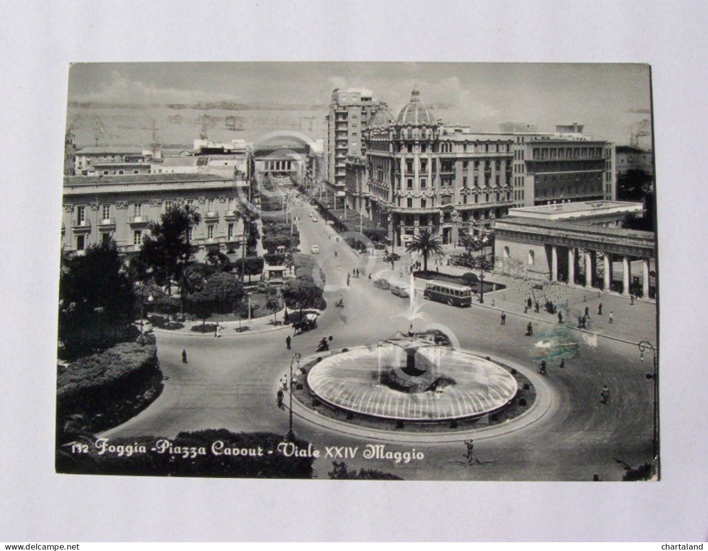 Cartolina Foggia - Piazza Cavour 1960 - Foggia