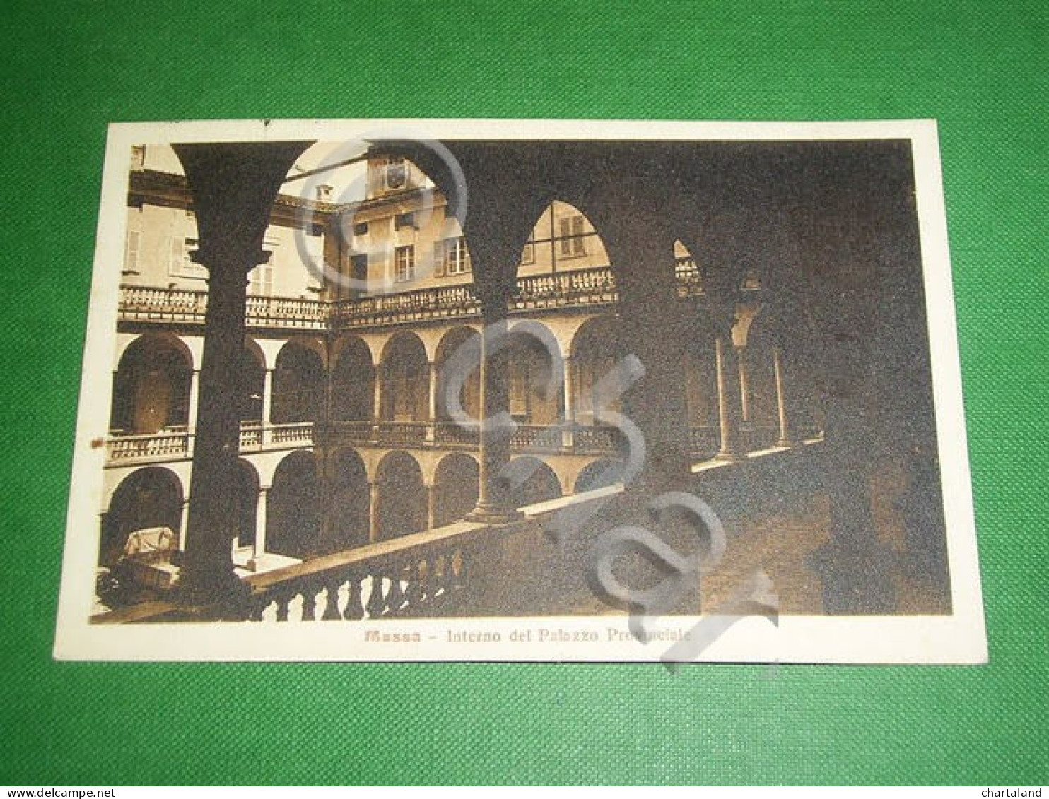 Cartolina Massa - Interno Del Palazzo Provinciale 1930 Ca - Massa