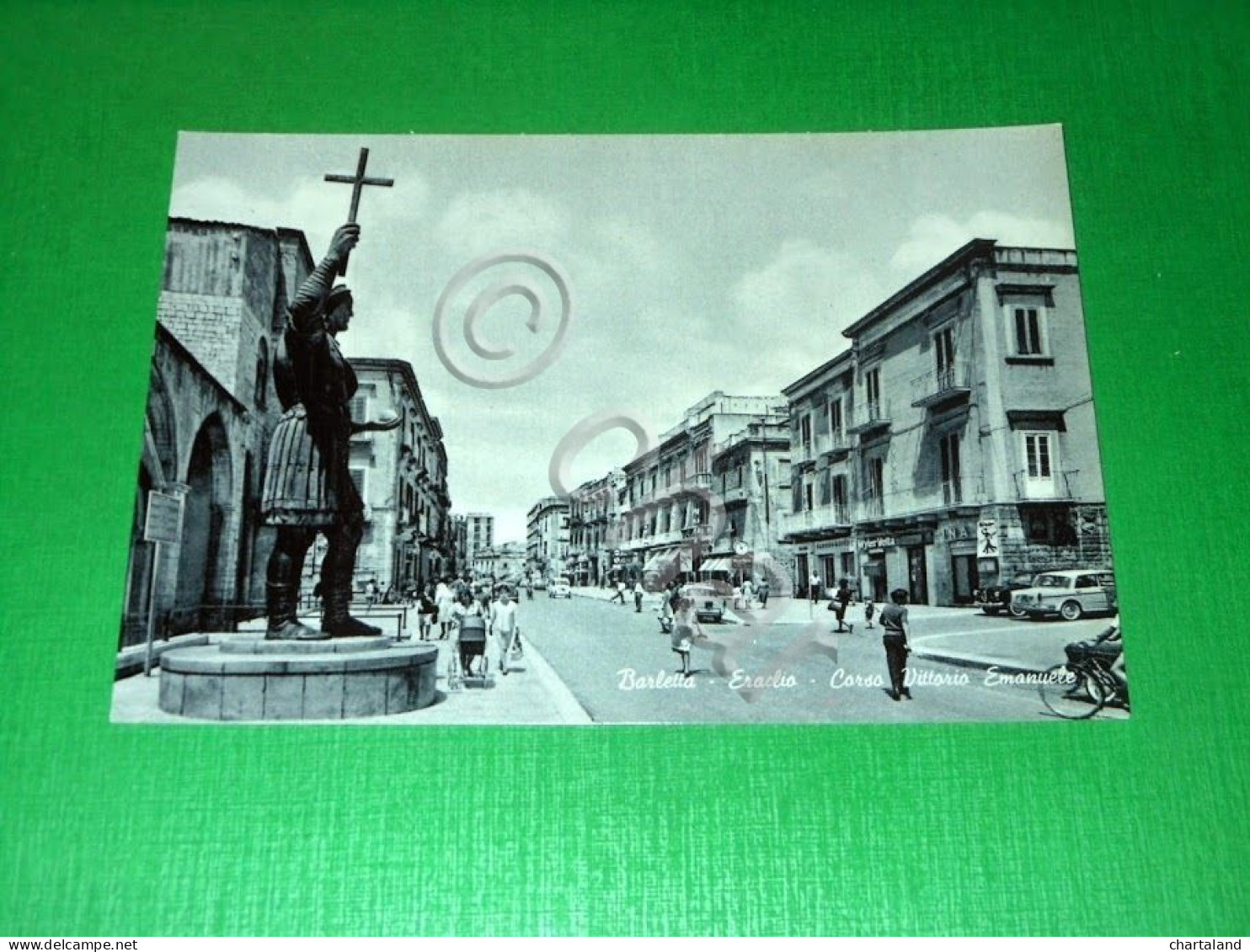Cartolina Barletta - Eraclio - Corso Vittorio Emanuele 1955 Ca - Bari