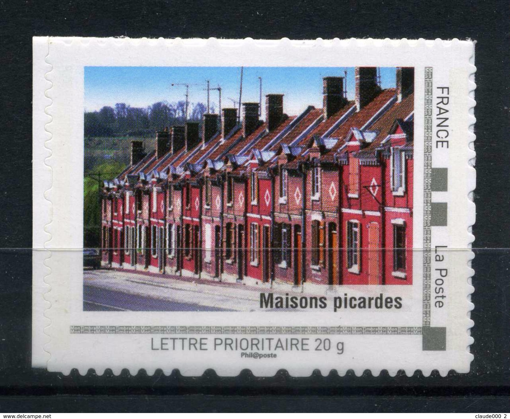 LES MAISONS PICARDES Adhésif Neuf ** . Collector " LA PICARDIE "  2009 - Collectors