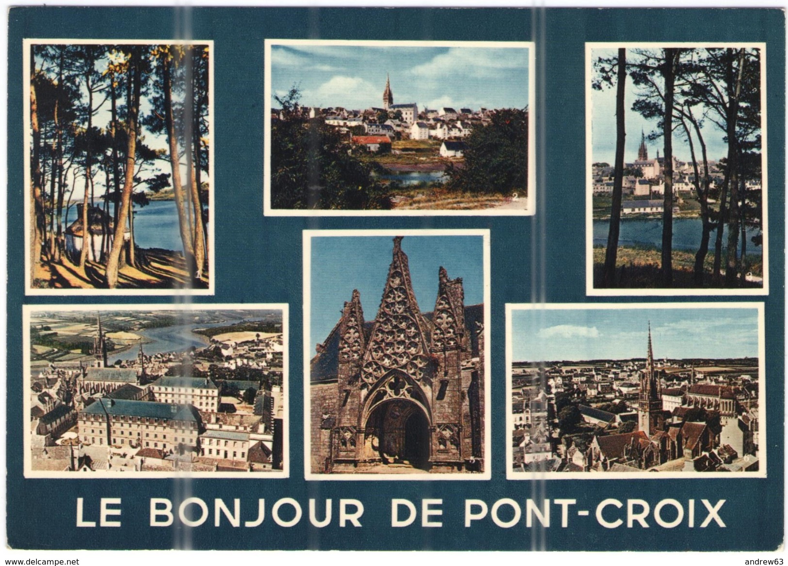 FRANCIA - France - 1977 - 0,80F + Flamme - 29 Finistère - Pont-Croix - Multivues - Viaggiata Da Pont-Croix Per Sannois - Pont-Croix