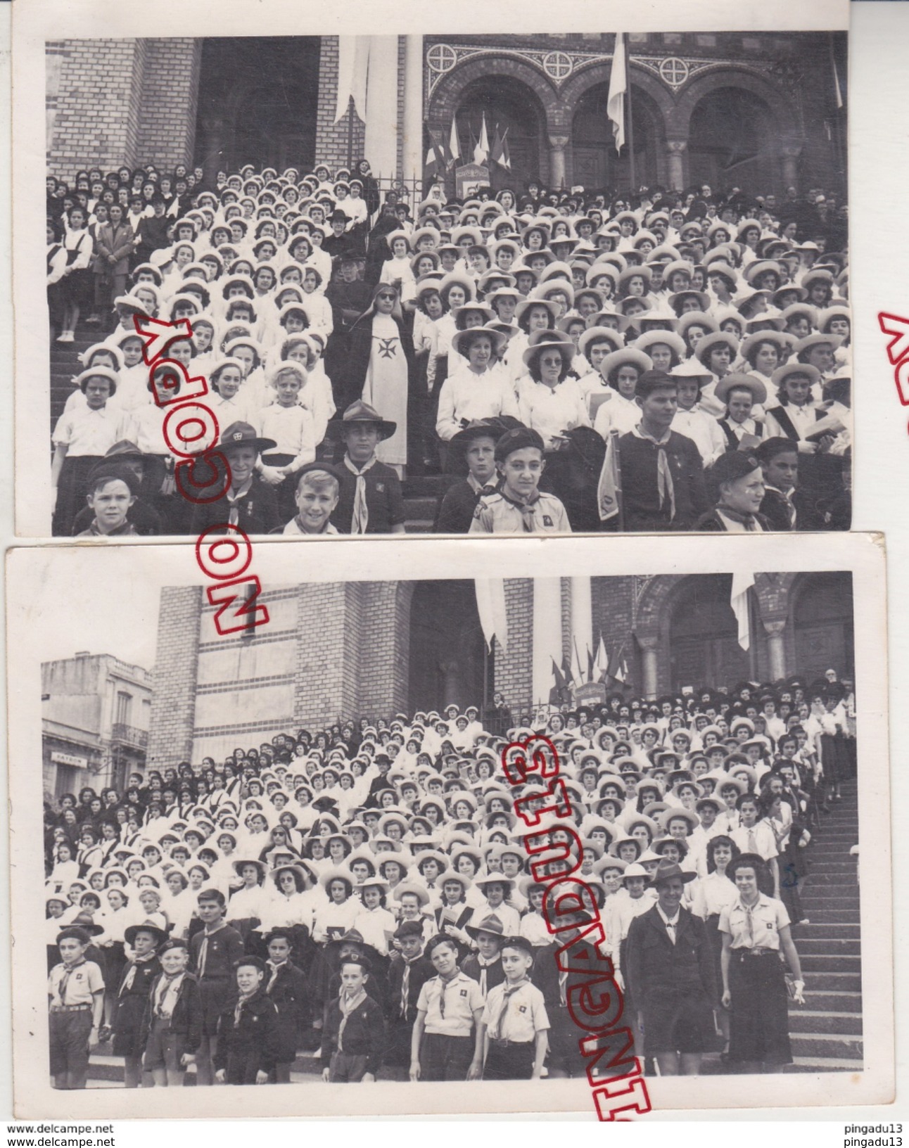 Au Plus Rapide Algérie Oran Scoutisme Fête Jeanne D'Arc 6 Mai 1951 Beau Format - Scoutisme