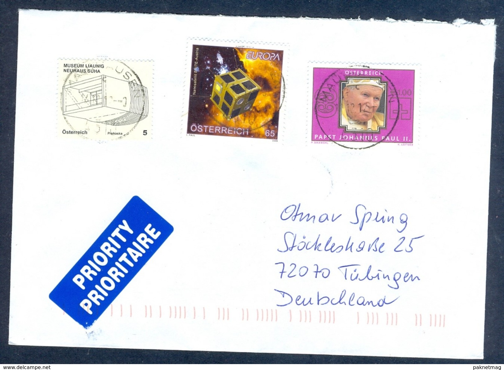 D10- Postal Used Cover. Posted From Osterreich To Deutschland. - Other & Unclassified