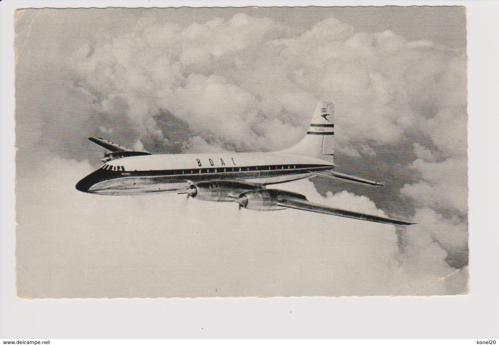 Rppc BOAC B.O.A.C. British Overseas Airways Corporation Bristol175 Britannia Aircraft No 1 - 1946-....: Era Moderna