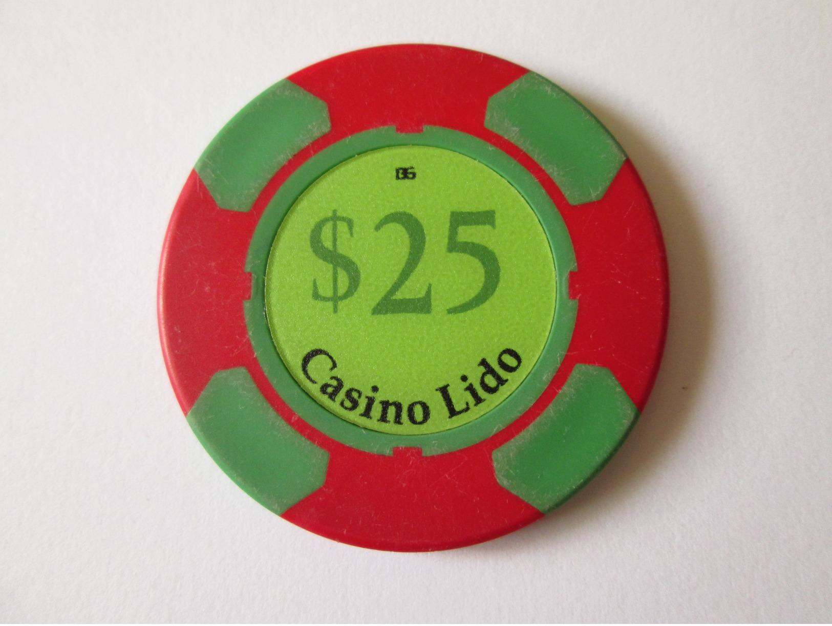 Lido Token Casino 25 $/Jeton De Casino Lido 25 $.Diameter/diametre=39 Mm - Casino