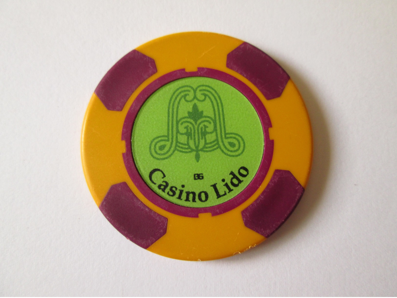 Lido Token Casino 5 $/Jeton De Casino Lido 5 $.Diameter/diametre=39 Mm - Casino