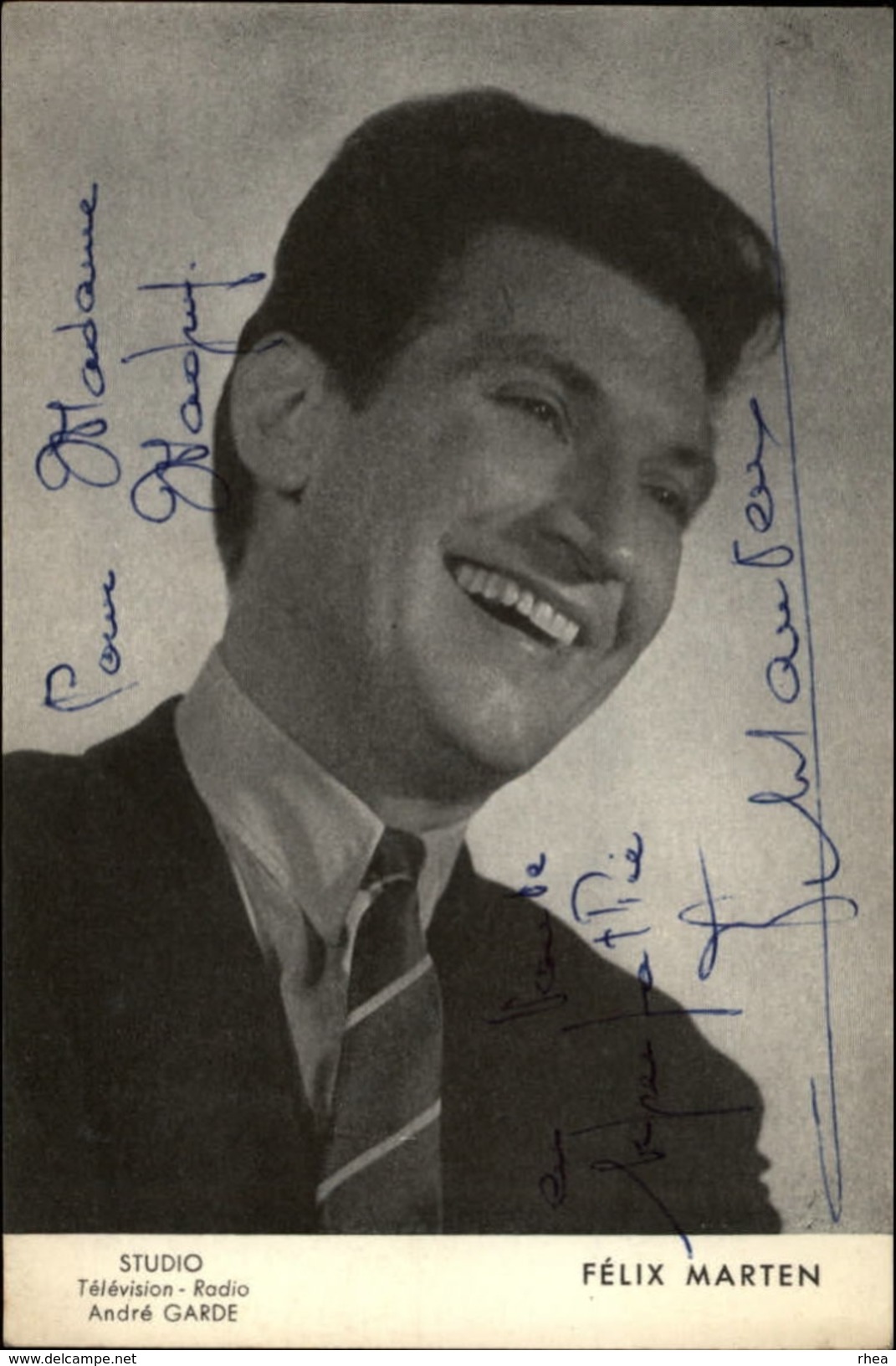 AUTOGRAPHES - CELEBRITES - FELIX MARTEN - Théâtre PACRA à Paris - Dédicace - - Autres & Non Classés