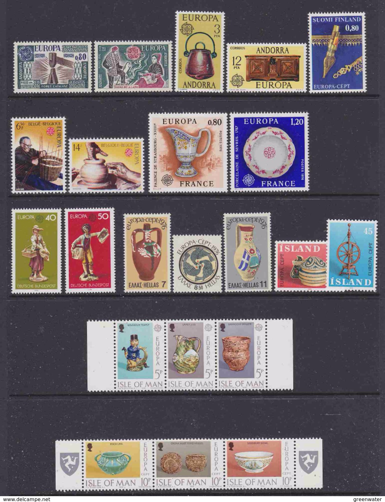 Europa Cept 1976 Year Set 27 Countries (without M/s)  ** Mnh (36120) - 1972