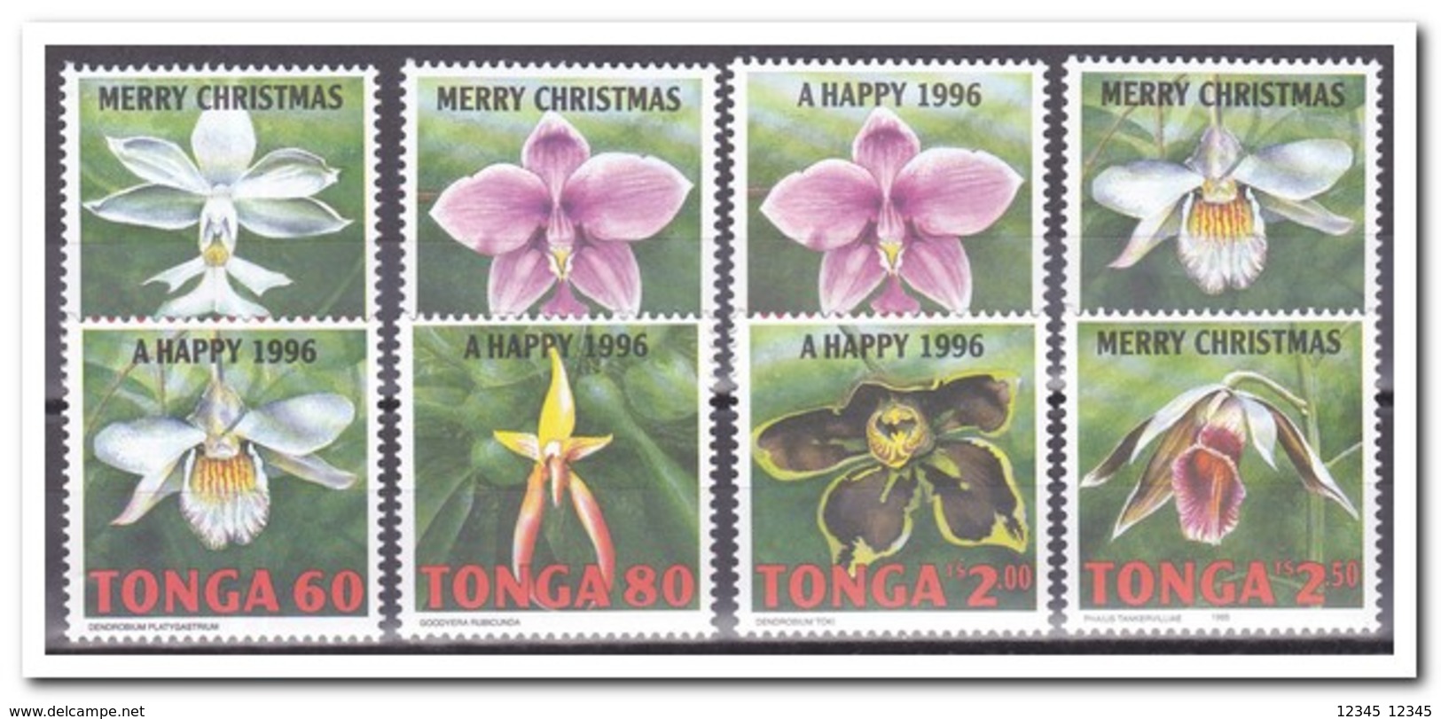 Tonga 1995, Postfris MNH, Flowers, Orchids - Tonga (1970-...)