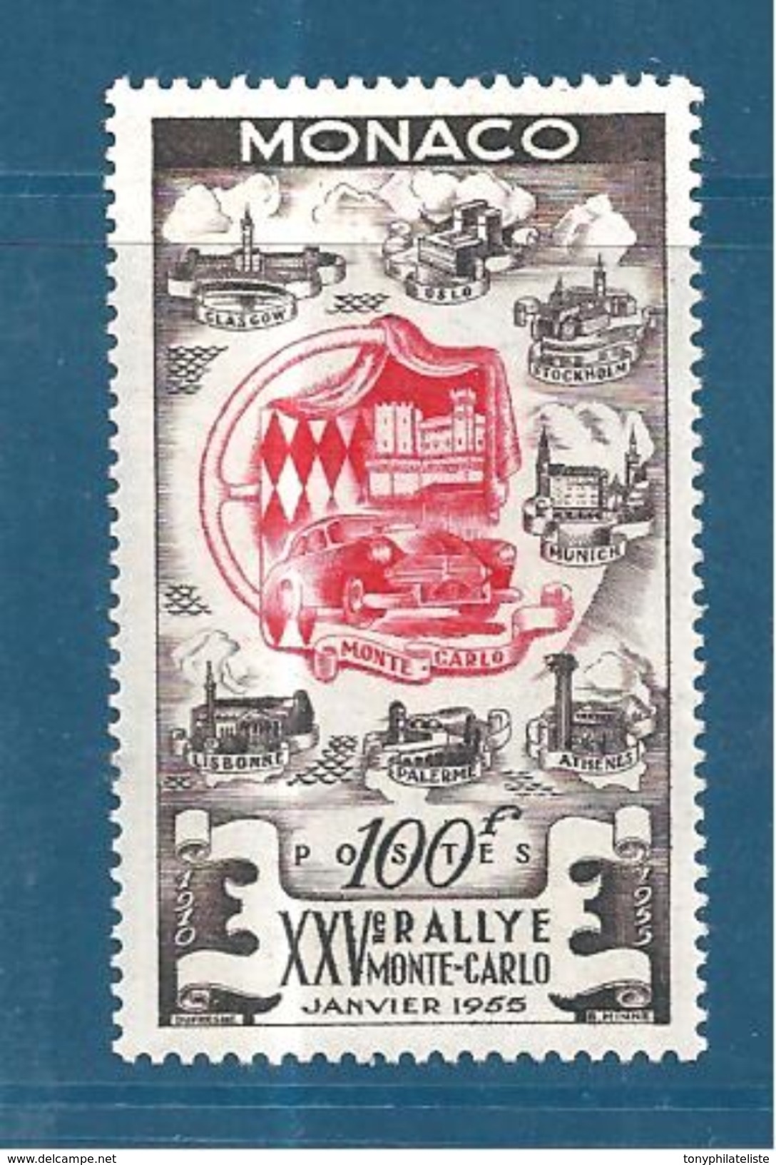 Monaco Timbres De 1955  N°420   Neufs Infime Petite Trace De Charnière Voir Scan (cote 65&euro;) - Unused Stamps