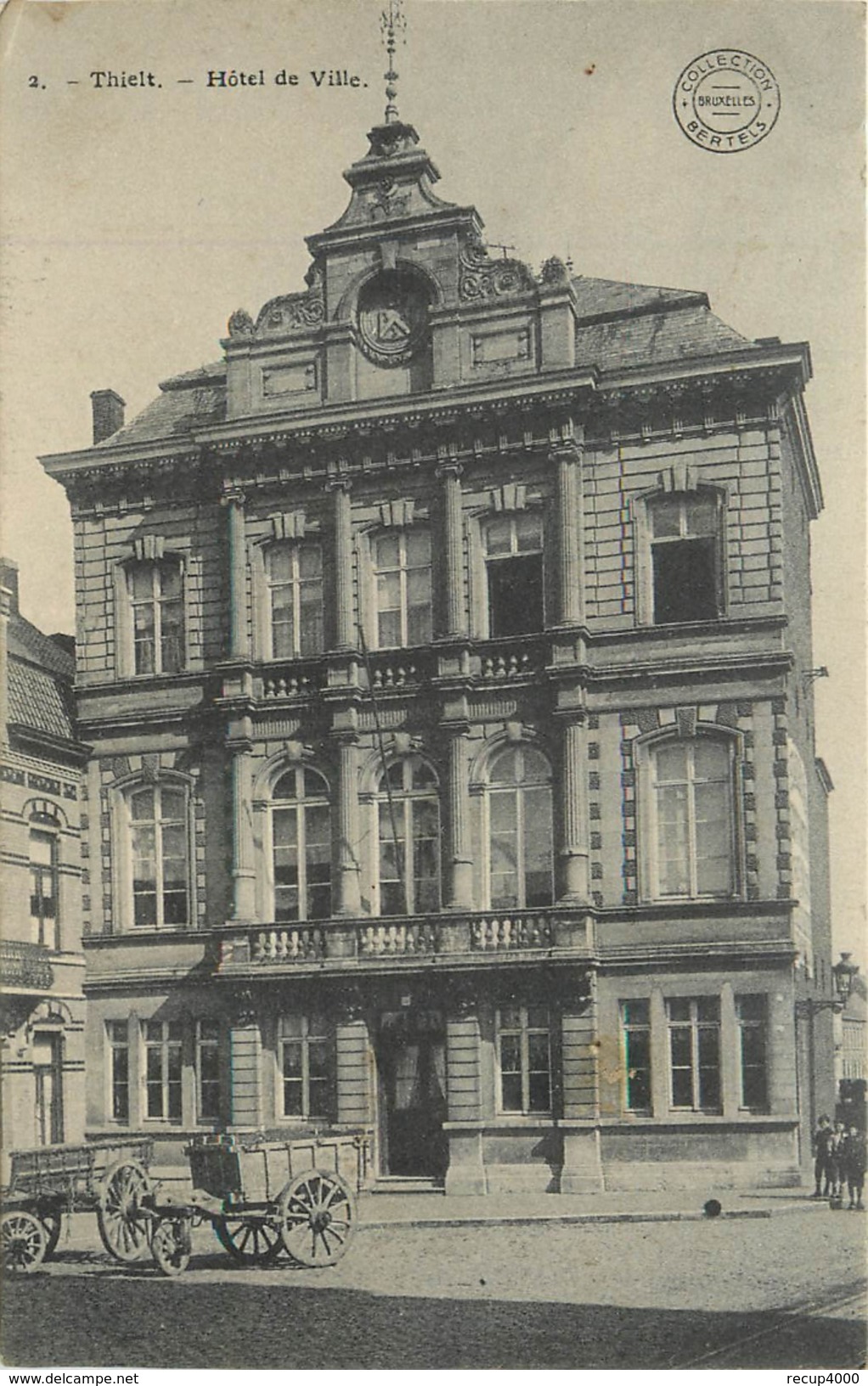 BELGIQUE THIELT Tielt Hôtel De Ville   2 Scans - Tielt