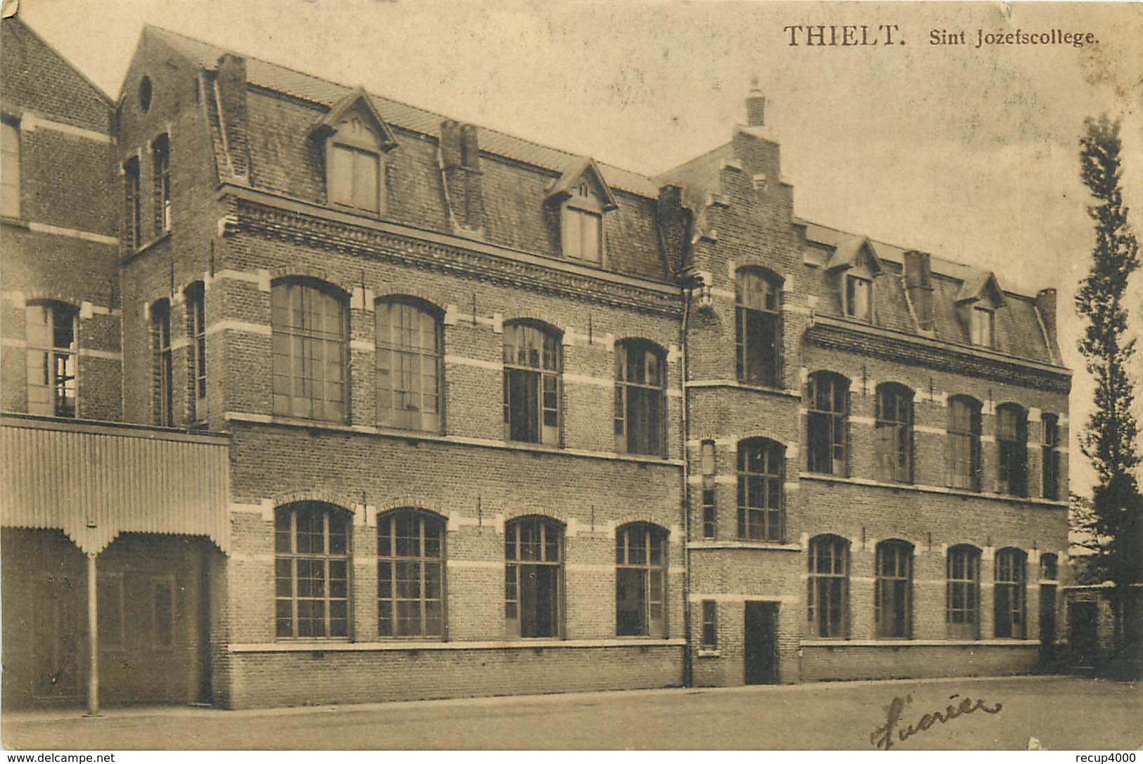 BELGIQUE THIELT Tielt Collège Saint Joseph     2 Scans - Tielt