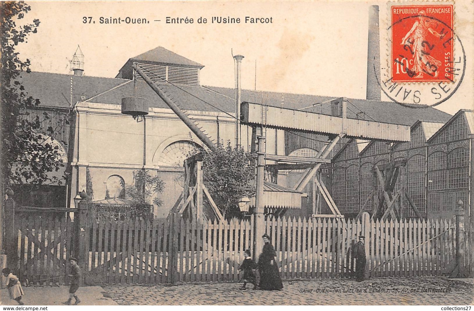 93-SAINT-OUEN- ENTREE DE L'USINE FARCOT - Saint Ouen