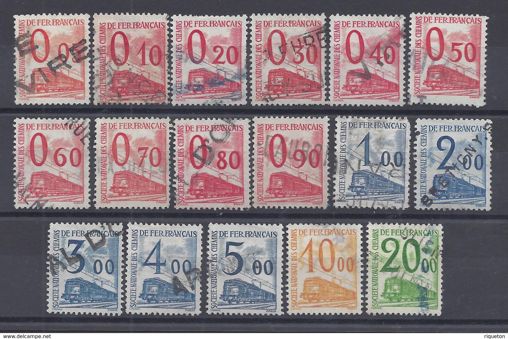 FR - 1960 - Colis Postaux - Série 31 à 47 - Oblitérés - B/TB - - Used