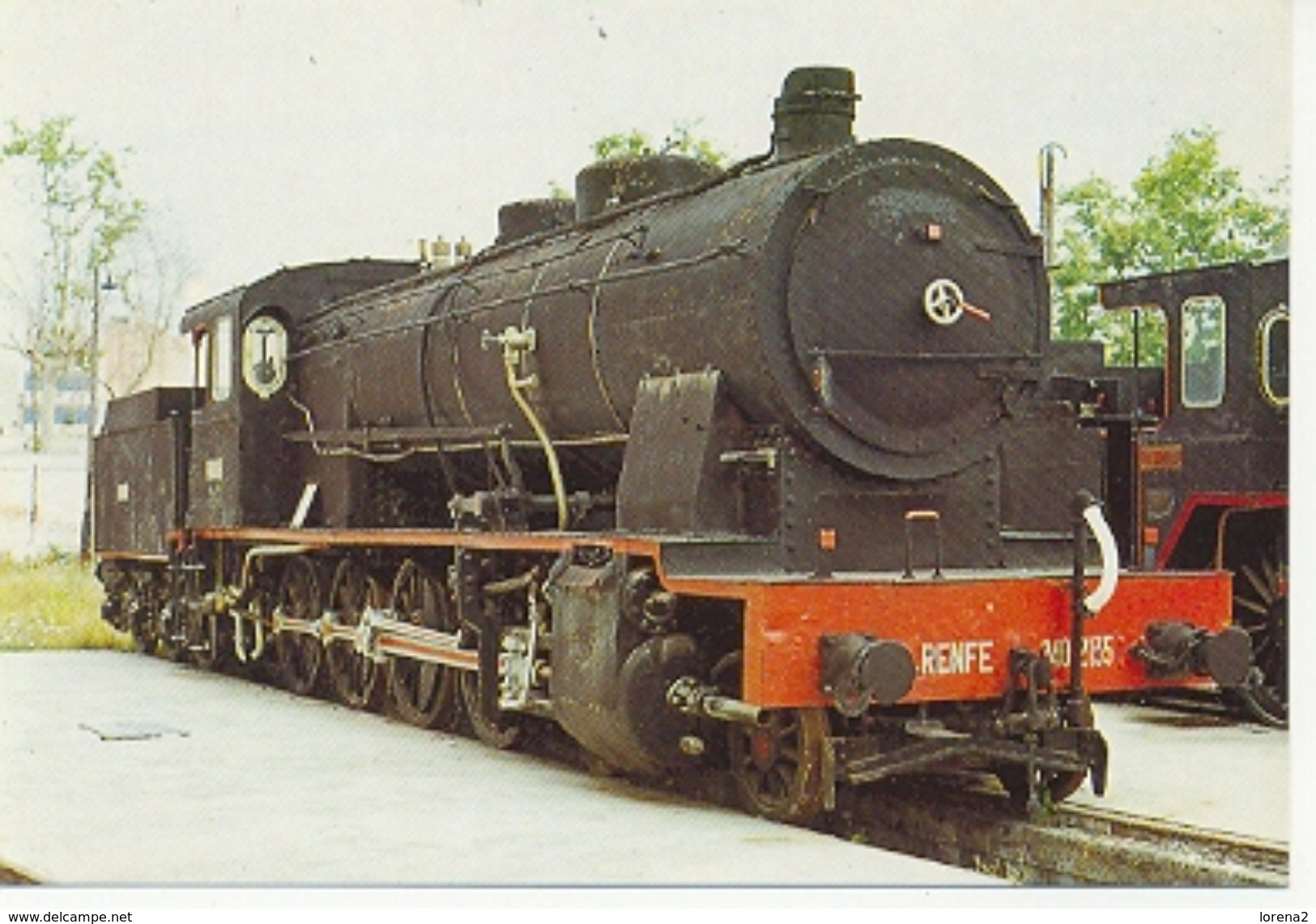 Postal Locomotora Vapor 240/2135. Vilanova I La Geltru. Ref. 7f-1706 - Trenes