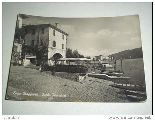 Cartolina Isola Dei Pescatori - Imbarcadero 1950 Ca - Verbania