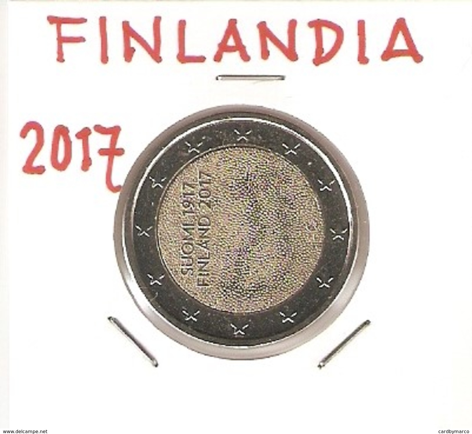 *FINLANDIA - 2 Euro Commemorativo 2017: 100° ANNIVERSARIO DELL'INDIPENDENZA - Finlandia