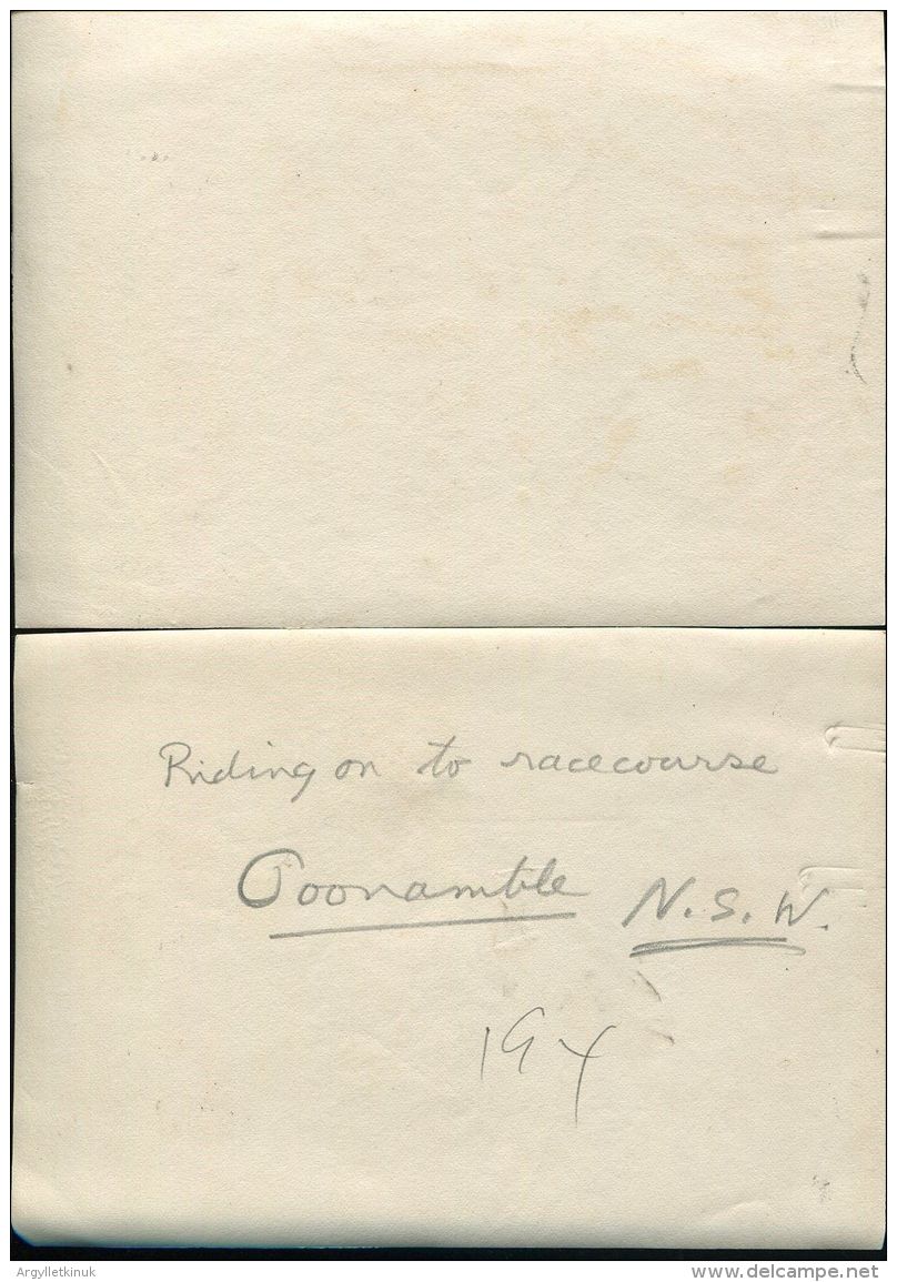 KING EDWARD VIII ROYAL TOUR COONAMBLE HORSE FACING NEW SOUTH WALES 1920 - Other & Unclassified