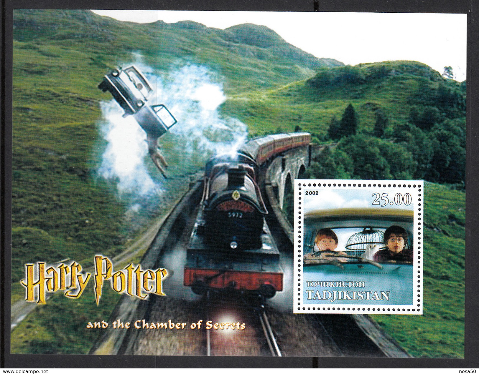 Trein, Train, Eisenbahn Railway: Tadjikistan 2002 ; Harry Potter And The Chamber Of Secrets - Treinen