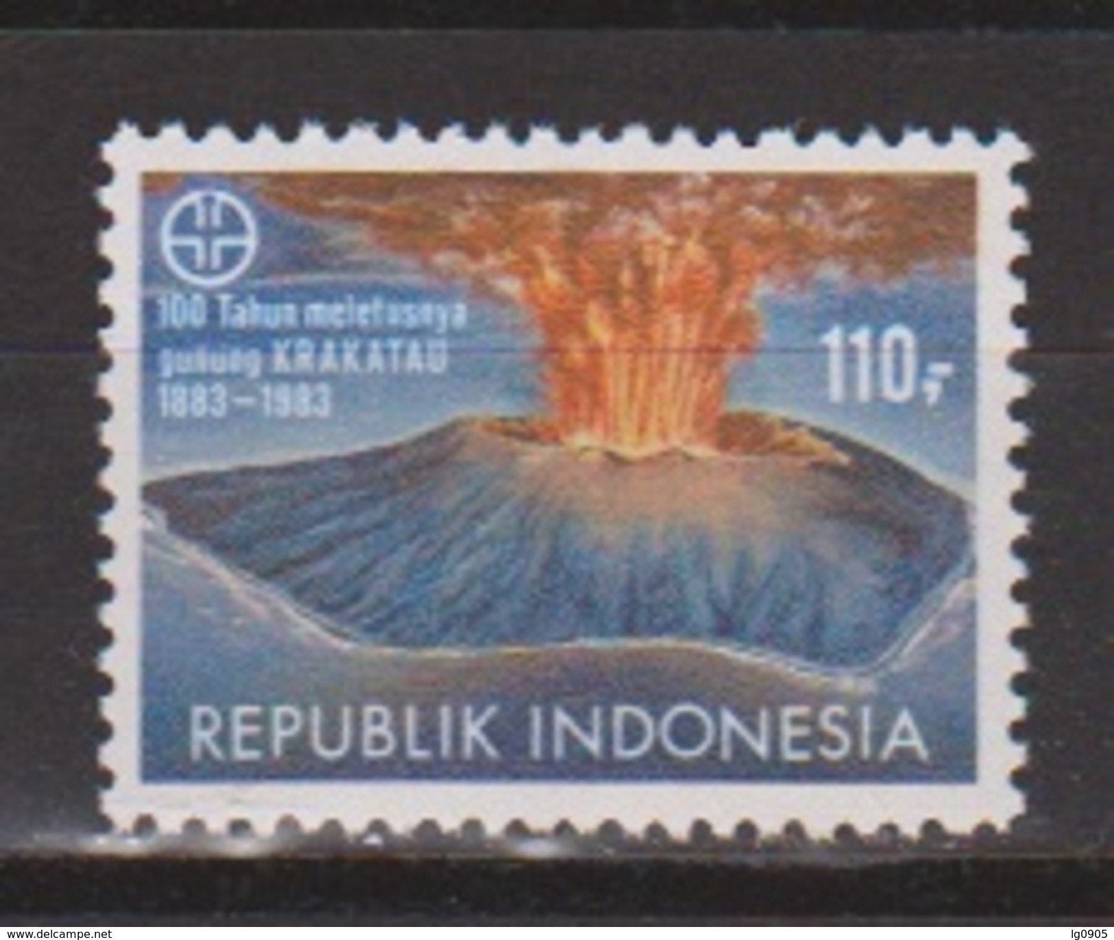 Indonesie Nr 1164 MLH ; Vulkaan, Volcano, Volcan, Gunung Krakatau 1983 NOW MANY STAMPS INDONESIA VERY CHEAP - Indonésie