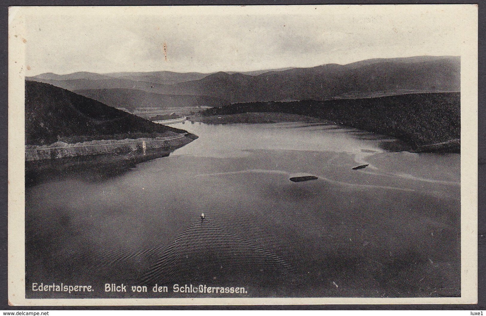 GERMANY , EDERSEE ,  OLD  POSTCARD - Edersee (Waldeck)